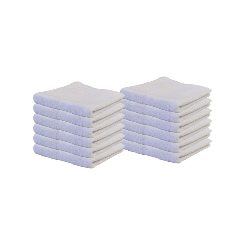 Cotton Hand Towel (Pack of 12), White