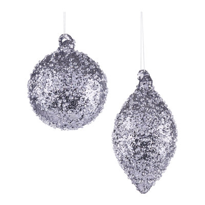 Glass Ball Ornament Set (Set of 6)
