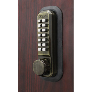 LockeyUSA 2500 Mechanical Keyless Combination Sliding Patio Door Hook Bolt