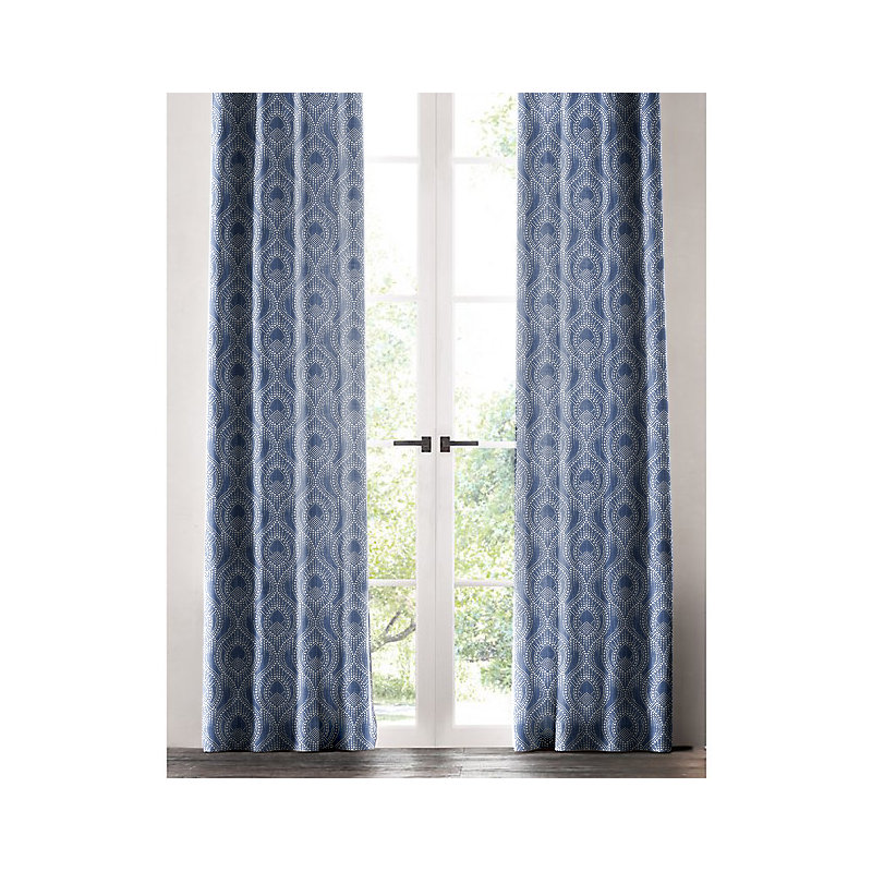 Room Darkening Curtain, 50" W x 120" L, Light Khaki Olive
