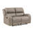 Luxurious Style Double Reclining Loveseat 1Pc Brown Plush Comfortable Living Room Furniture