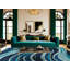  Washable Ocean Blues Hawaiian Area Rug-508027875