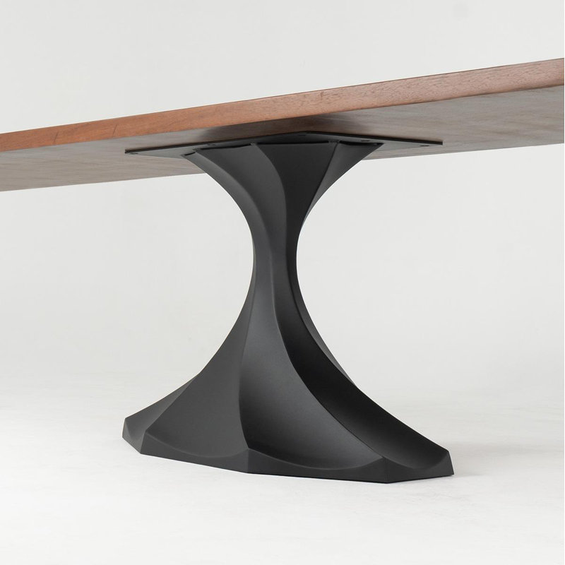 Base de table de salle à manger Lithe, H 28 po x L 38 po x l 18 po