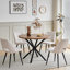 43.5cm H Upholstered Metal Parsons Chair-787382569