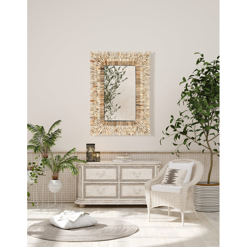 Authentic Natural Wood Mirror