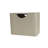 Lytham Brown Leather Decorative Magazine Holder with Divided Inside, 16" x 10" x 12"-514546180