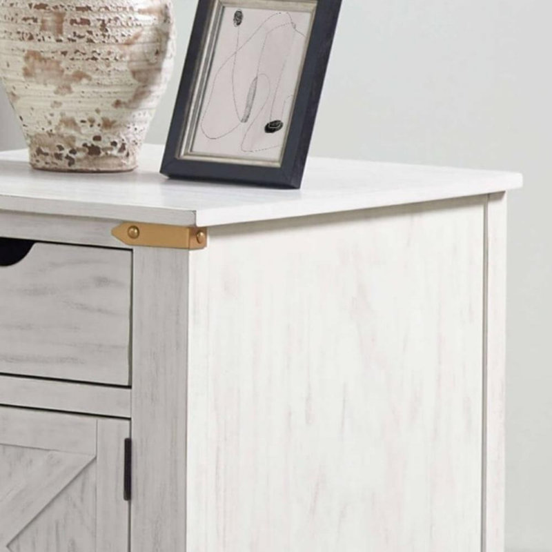 Rustic Style Antique End Table