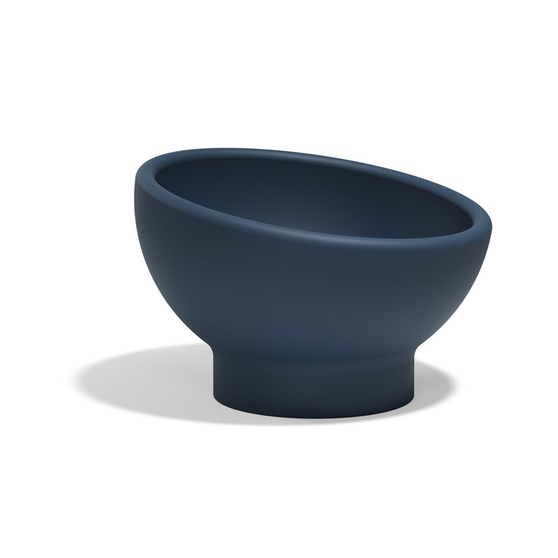 Luna Planter, 22.75" H x 33.5" W x 33.5" D, Blue