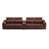 Dark Brown Faux Leather