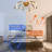 Pedram 20in. Modern Smart Ceiling Fan with Lights, 6-Speed Gold Irregular Ceiling Fa with APP Control