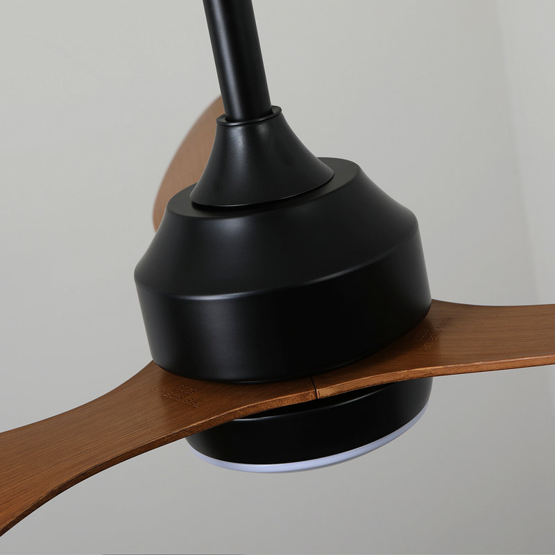 52" Ceiling Fan With Lights Quiet DC Motor 3 ABS Blade Ceiling Fans 6 Speed Levels,Reversible Ceiling Fan, For Patio Living Room, Bedroom, Office,Indoor