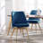 Hadleigh 18.5'' H Velvet Upholstered Side Chair-1998655784