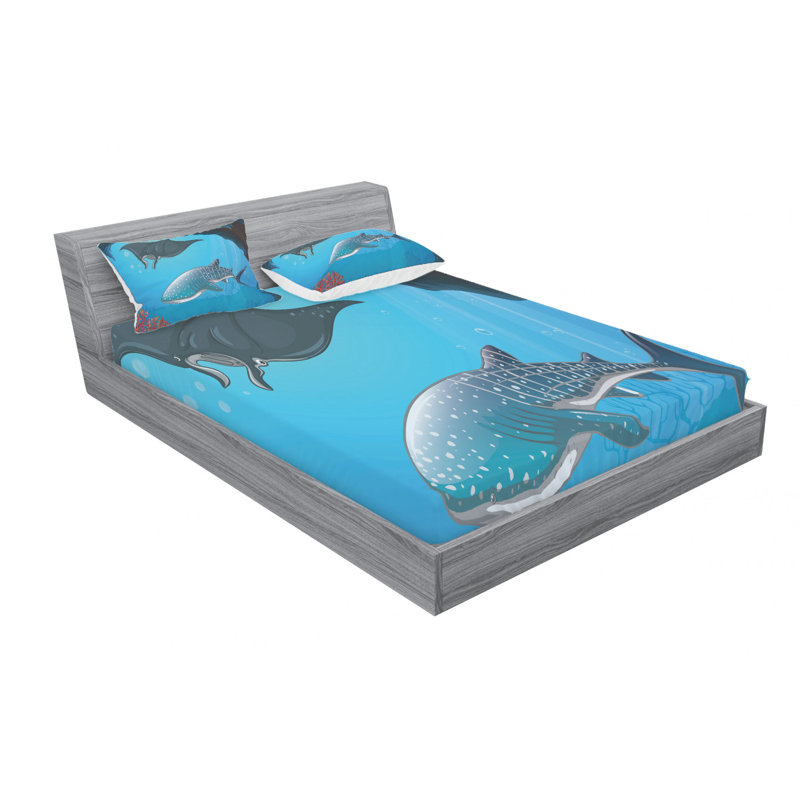 Microfiber Sheet Set, Full Sheet Set with Fitted Sheet