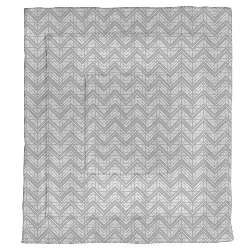 Édredon simple en microfibre Rhonda Cheval, Édredon très grand, Gris clair