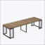 Table de salle à manger extensible moderne 23,62 "- 118"-317387849