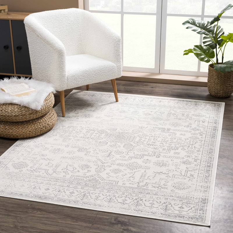 Tapis gris Cobien, Rectangle 5 pi 3 po x 7 pi