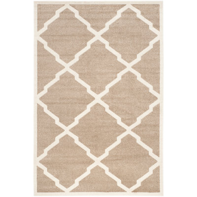 Ammundsen Geometric Wheat/Beige Indoor Area Rug