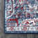 Blakeley Modern Persian Vintage Medallion Red/Navy Rug