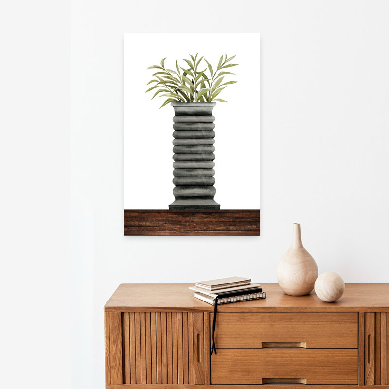Vase, art abstrait contemporain, H 24 po x l 16 po