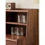 Vitrine multifonctionnelle couleur noyer