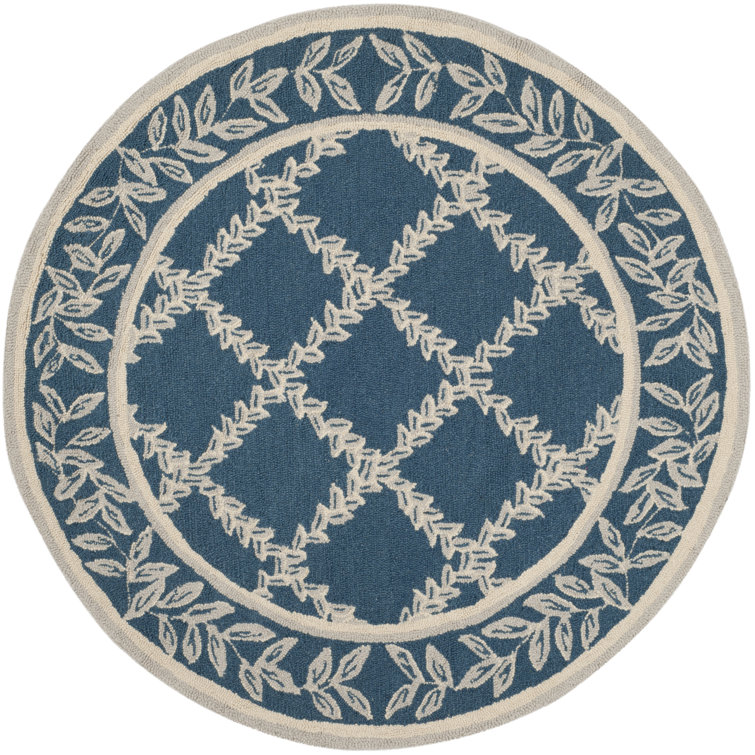 Jonsson Hand Hooked Wool Pile Geometric Rug
