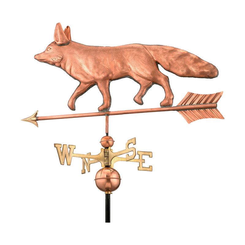 37'' H Metal Animals Weathervane