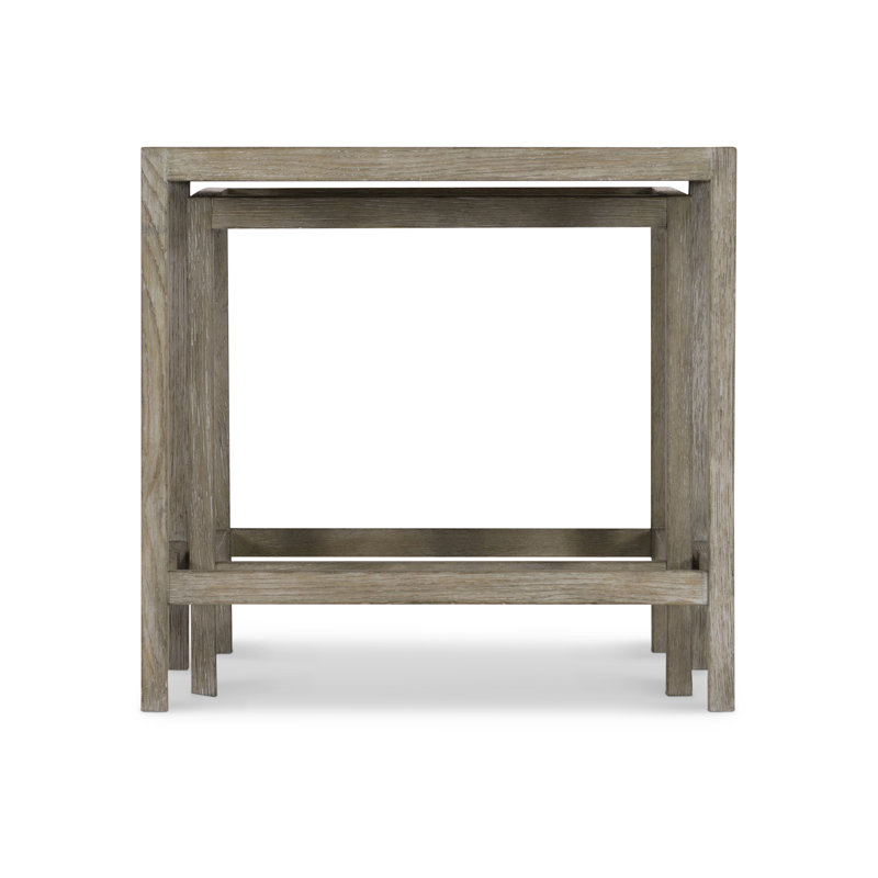 Albion Solid Wood Nesting End Table