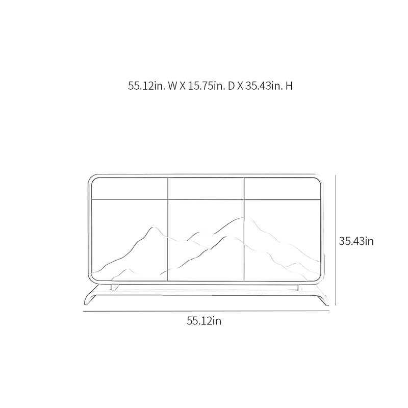 Modern Multifunctional Sideboard Cabinet