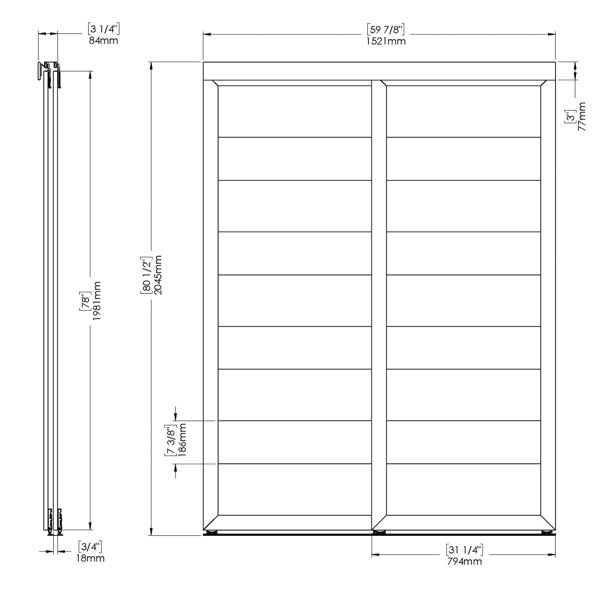 Dimensions du produit