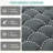 Outdoor Rocking Chair Cushion Replacement, Thick 6.3" Waterproof Patio Egg Chair Seat Pad-1468009087