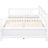 Full Size Daybed With Support Legs, White, Firm And , For Bedroom & Living Room, Extra Storage Option White Stable Construction, Ideal For Included