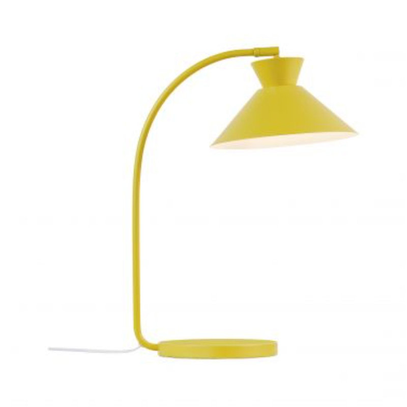 Metal Desk Lamp, Yellow