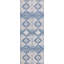 Bali Geometric Area Rug in Blue/Ivory-1522250975