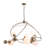Sprig 6 - Light Unique Geometric Chandelier-55646128-55646129