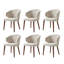 Chaise d'appoint à oreilles rembourrée avec pieds en bois massif Kanalu -98582709-105324212