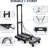 Folding Hand Truck, 500 LB Heavy Duty Luggage Cart, Utility Dolly Platform Cart with 6 Wheels & 2 Elastic Ropes Orange-113717115
