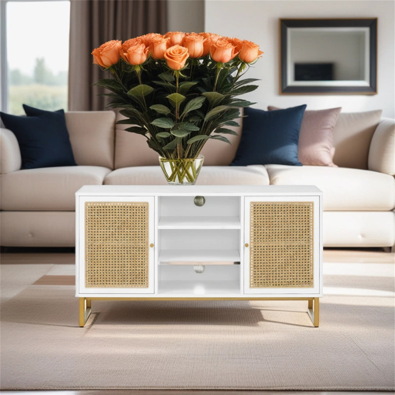 Crédence de rangement une pièce l 47 po Ainsly
