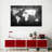 " Iron Impression World Map Canvas Print " by Finnian P-92520127