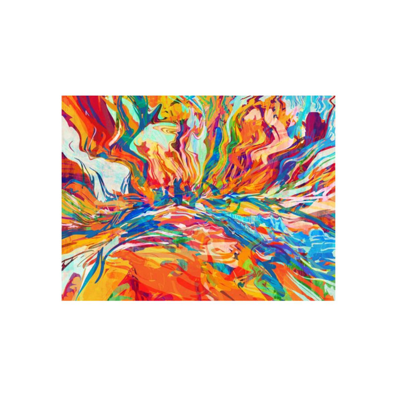 Poolside Print by Dylan Grey, Outdoor, 47" H x 62" W x 1.5" D