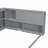 Floor Bed With L-Shaped Bookcases-2048076419