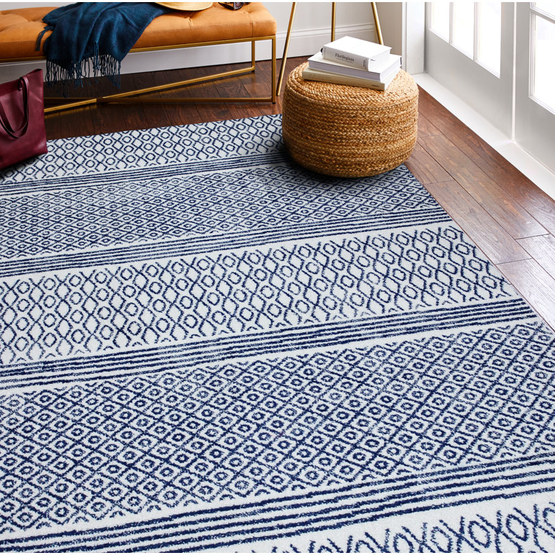 Leona Geometric Area Rug, Rectangle 107 x 168cm