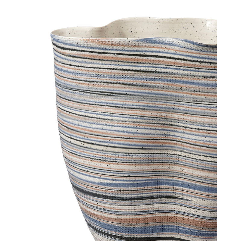 Undulation Handmade Ceramic / Porcelain Table Vase