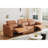 Power Recliner Sofa Set, 3-Seat Reclining Sectional Sofa With Adjustable Headrest