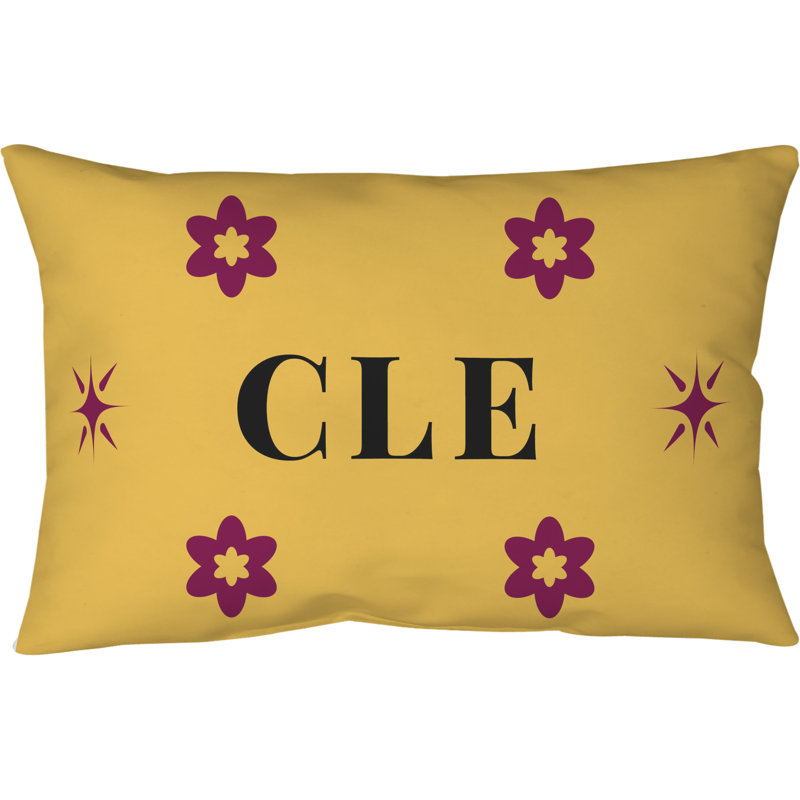 Oreiller Cleveland Basketball , Or, vin noir, couleurs de basketball de Cleveland, 46 pouces x 39,41 pouces