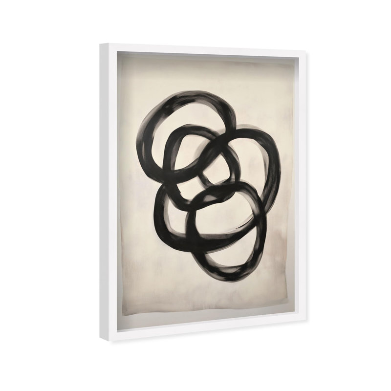 Oliver Gal Urban Mirage II Abstract - Luxury Shadowbox Framed Wall Art, 25.5" H x 17.5" W, White