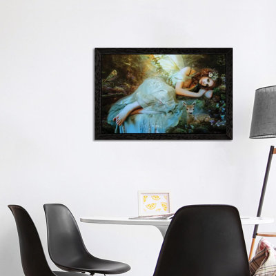 Spring Fairy by Bente Schlick - Print on Canvas