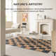 Madalene Checkerboard Tobacco and Charcoal Rug