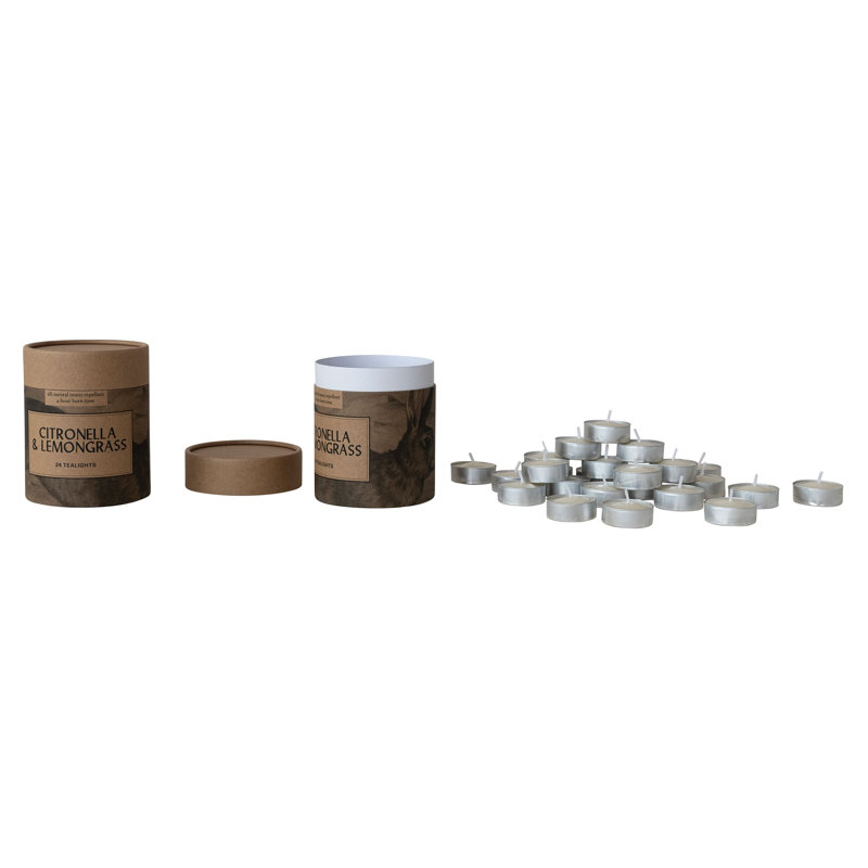 Citronella Tealight Candles In Box