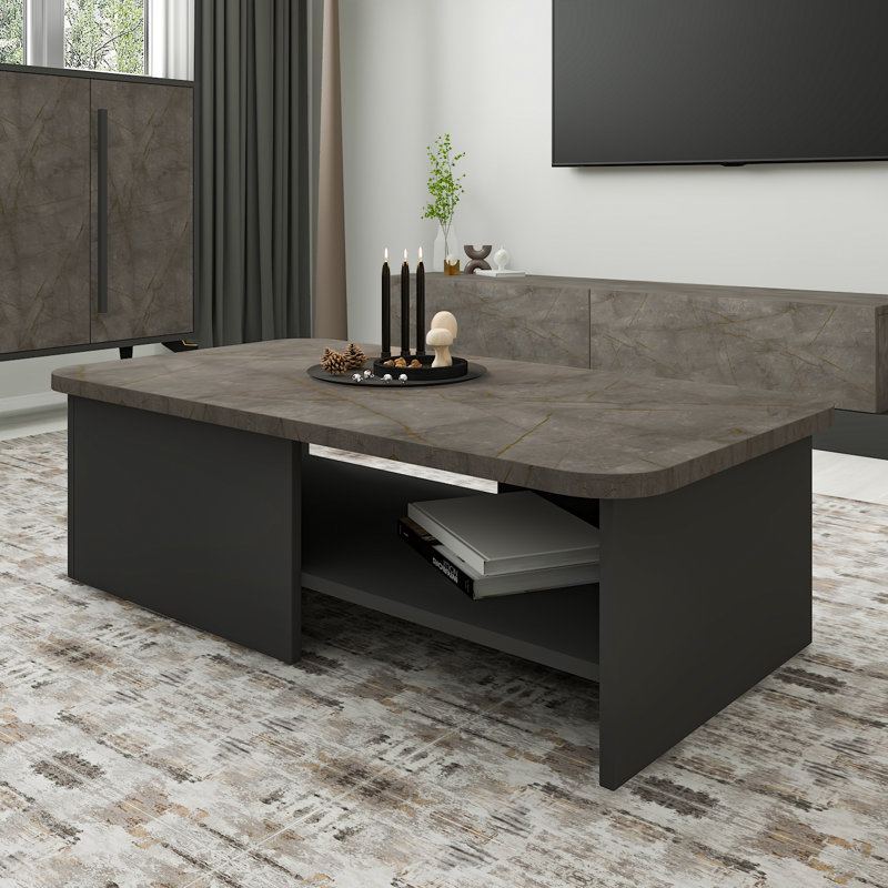 Bonsallo Frame Coffee Table with Storage