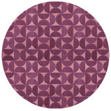 Horizons Geometric Area Rug in Pink